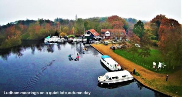 The moorings at Ludham