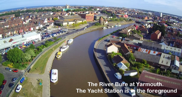 Oveerlooking the Bure at Yarmouth