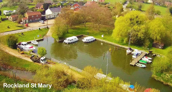 The moorings at Ludham