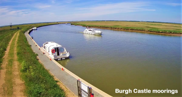 Burgh Castle moorings