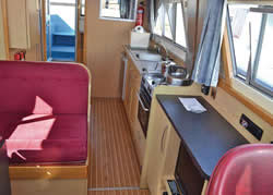 Interior image of boat