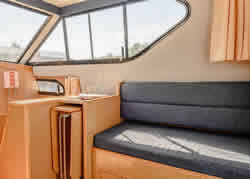 Interior image of boat