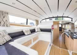 Interior image of boat