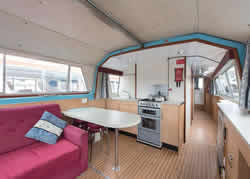 Interior image of boat