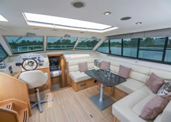 Interior image of boat