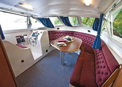 Interior image of boat