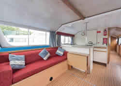 Interior image of boat