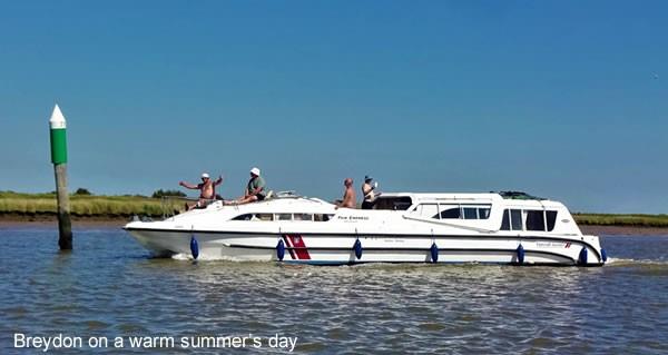 The moorings at Ranworth Staithe