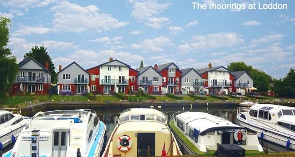 The moorings at Loddon