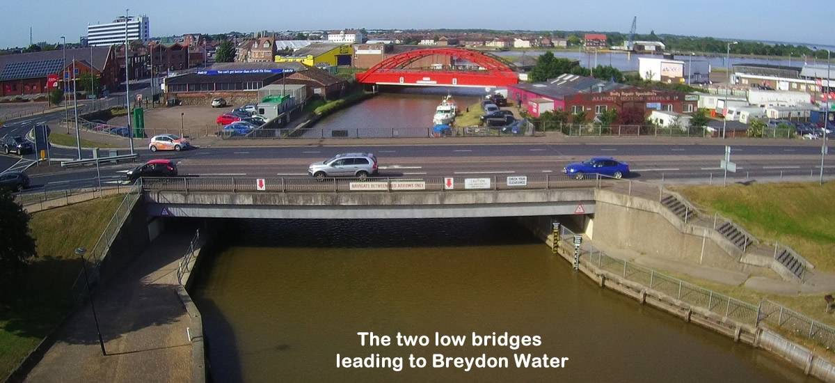 low bridges at Yarmouth